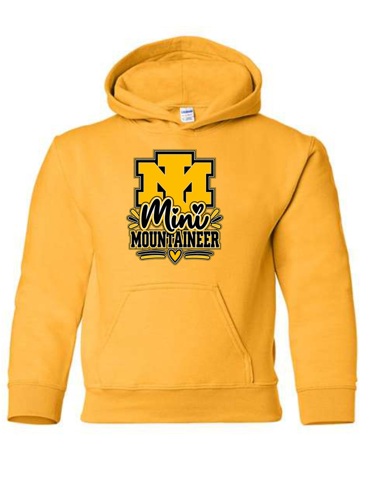 Mini Mountaineer with Logo and hearts