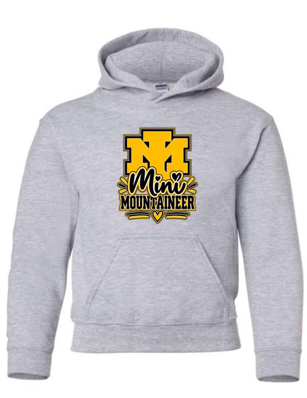 Mini Mountaineer with Logo and hearts