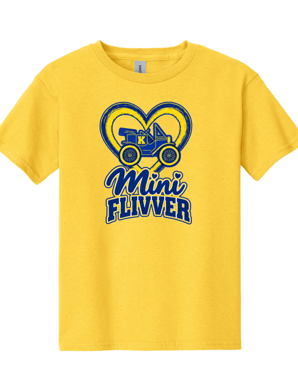 Mini Flivver Car Large Heart