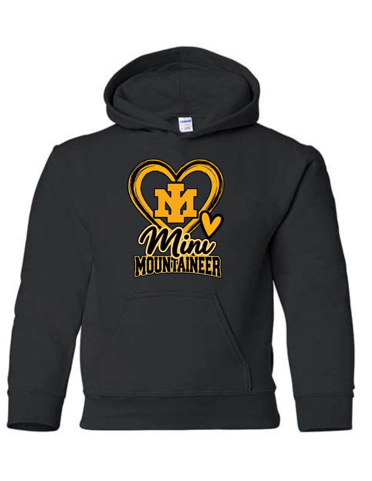 Mini Mountaineer Logo Large Heart