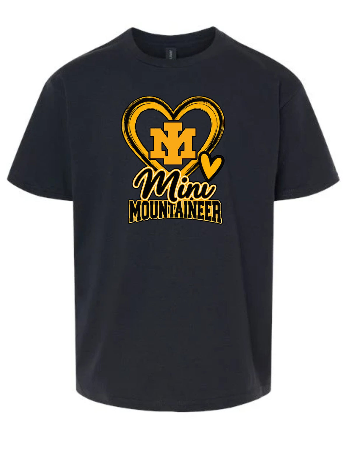 Mini Mountaineer Logo Large Heart