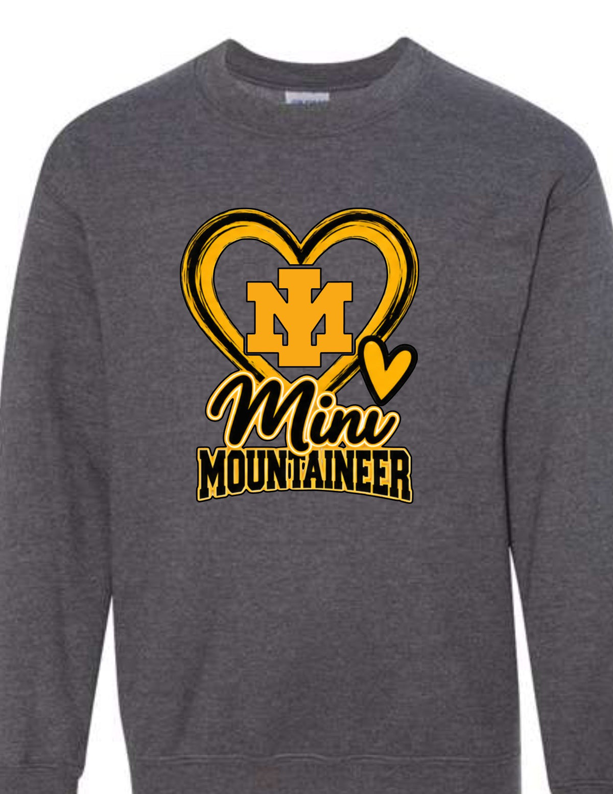 Mini Mountaineer Logo Large Heart