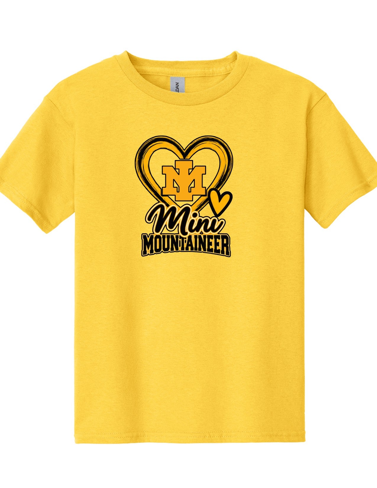 Mini Mountaineer Logo Large Heart