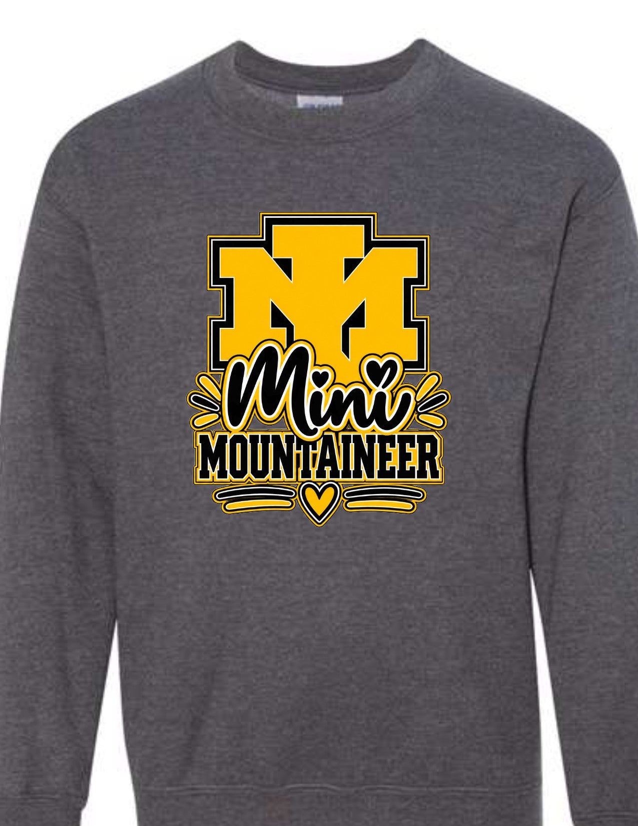 Mini Mountaineer with Logo and hearts