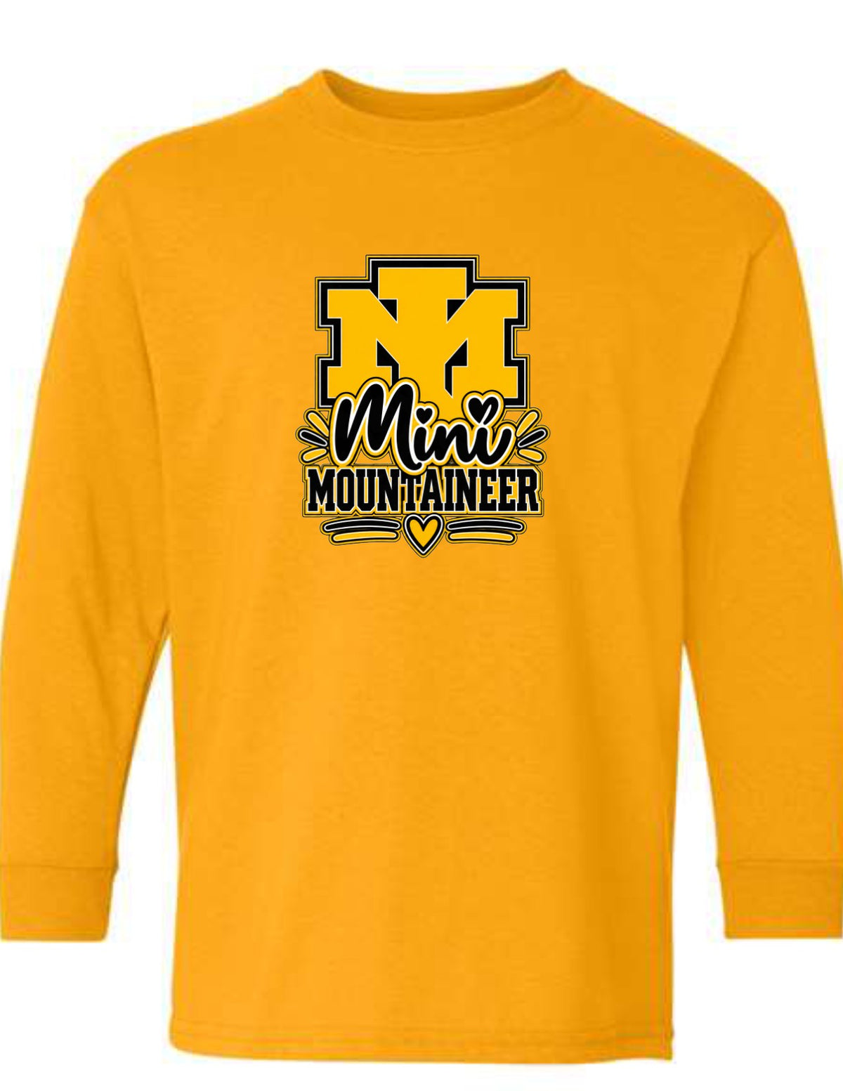 Mini Mountaineer with Logo and hearts