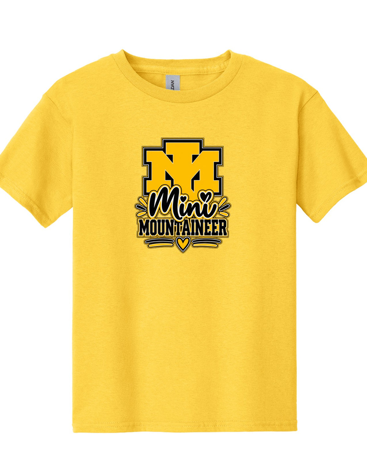 Mini Mountaineer with Logo and hearts
