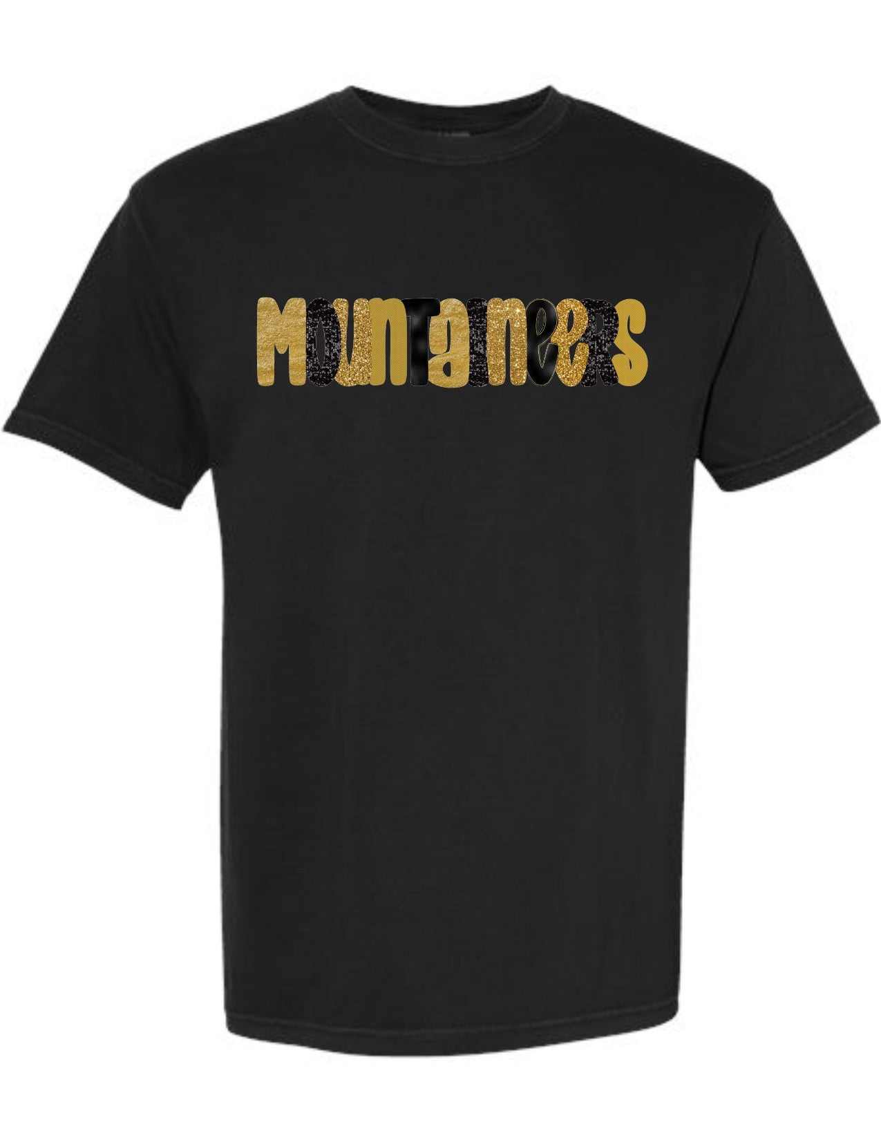 Mountaineers Glitter Letters