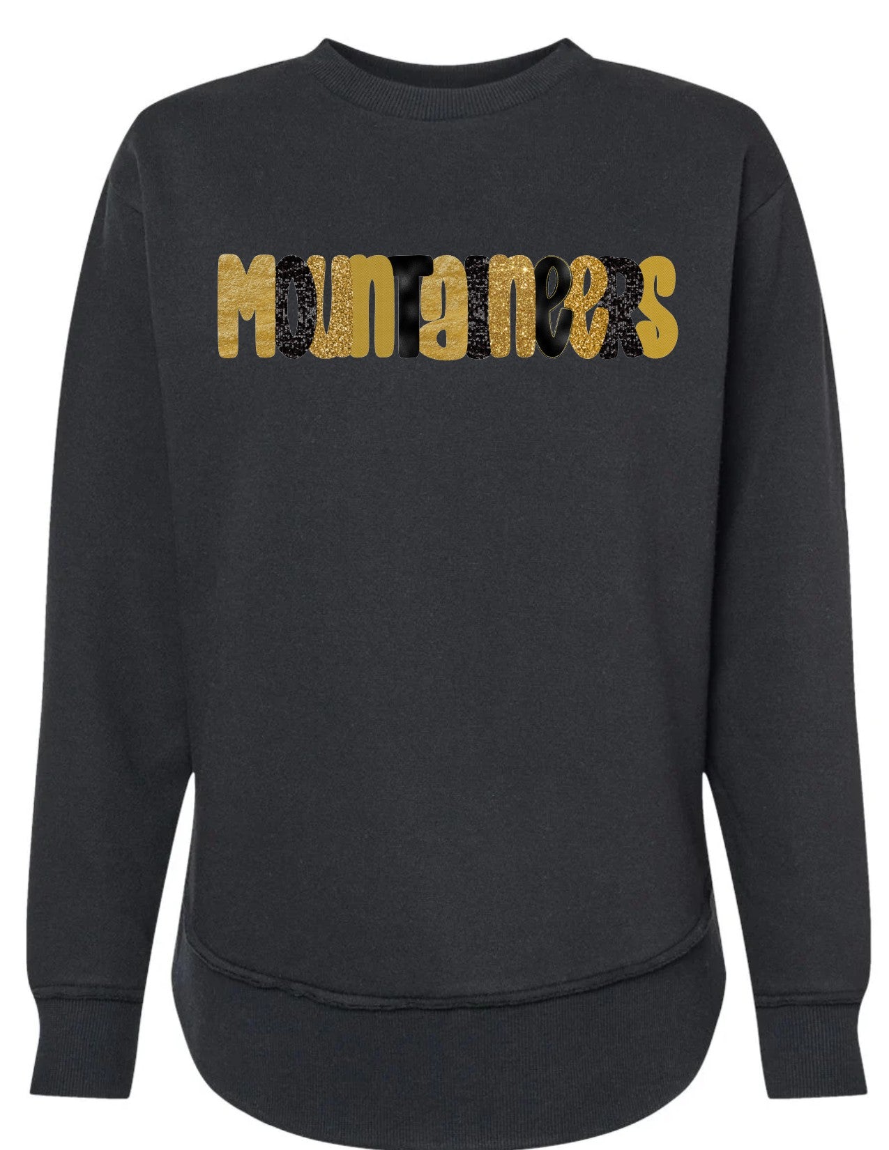 Mountaineers Glitter Letters