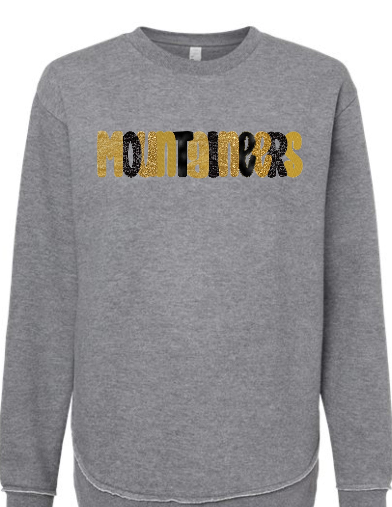 Mountaineers Glitter Letters