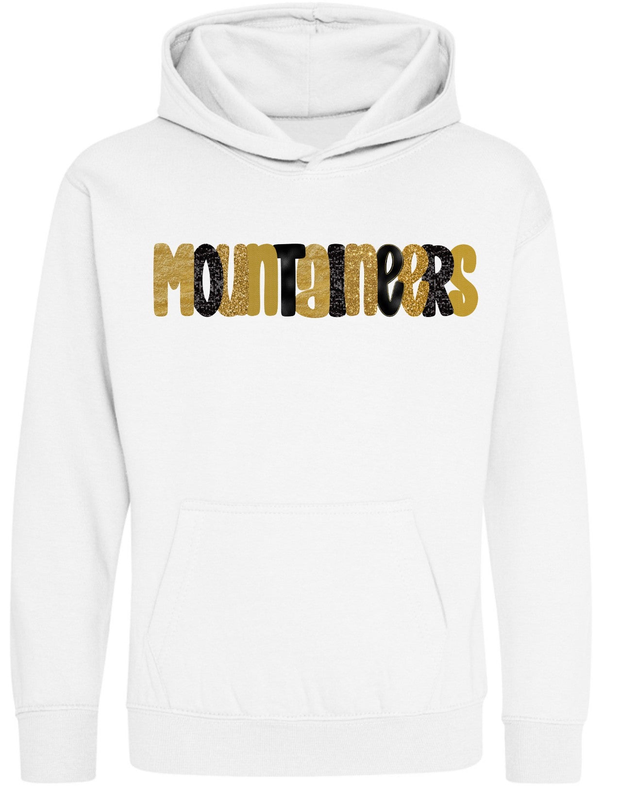Mountaineers Glitter Letters