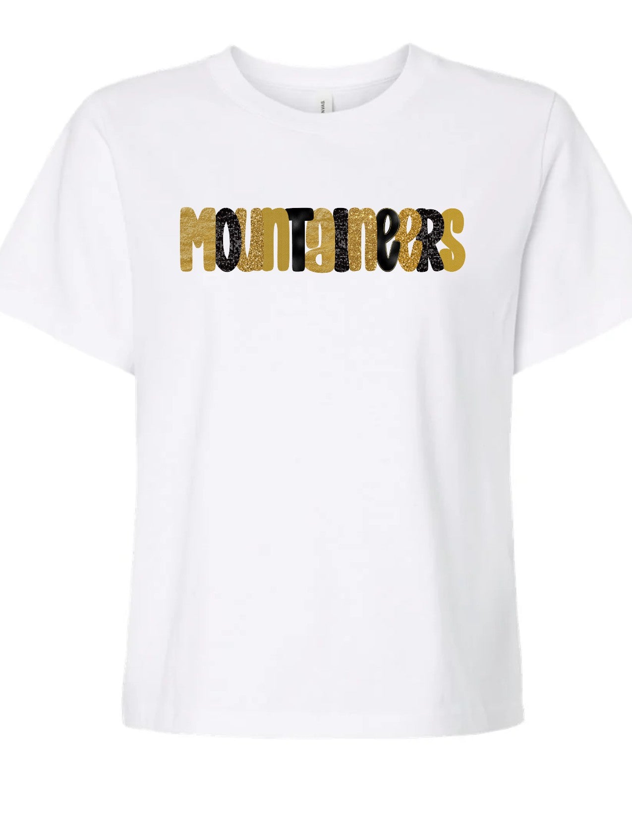 Mountaineers Glitter Letters
