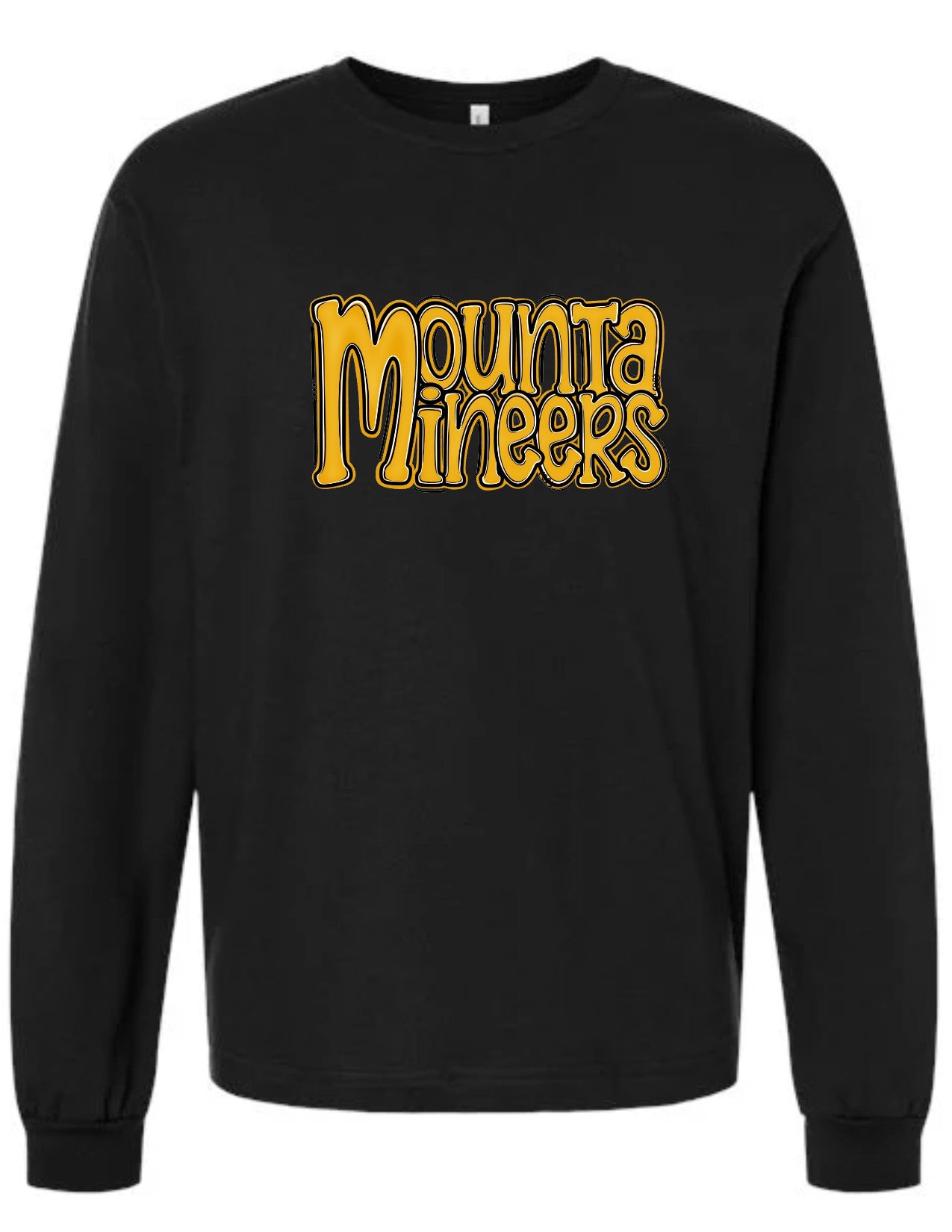 Mountaineers Preppy Stacked Letters