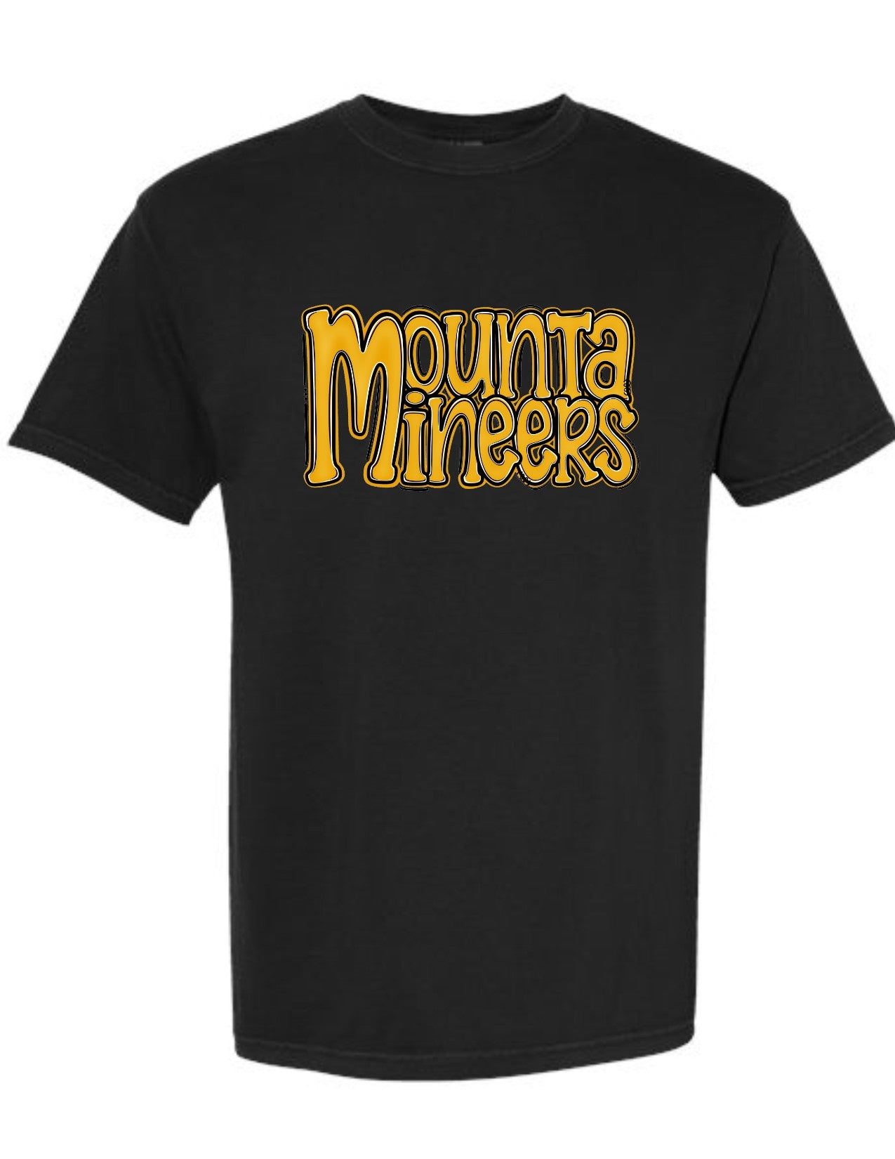 Mountaineers Preppy Stacked Letters