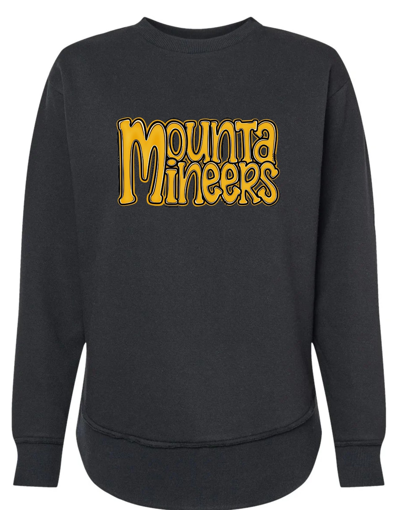Mountaineers Preppy Stacked Letters