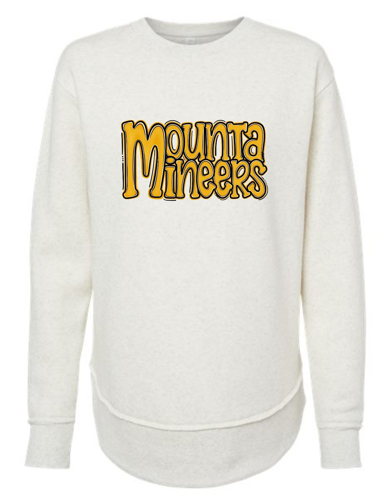 Mountaineers Preppy Stacked Letters