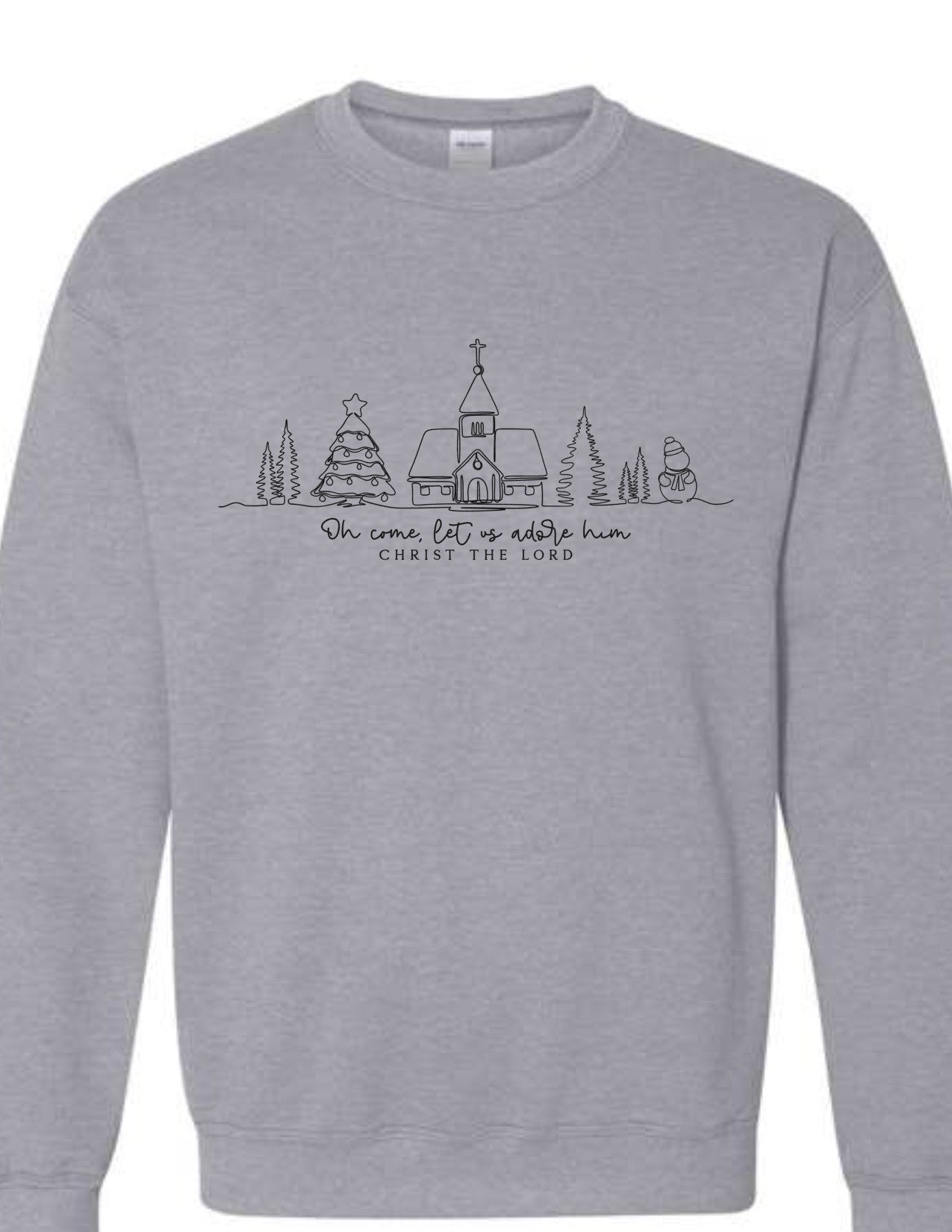 Oh Come Let Us Adore Him line