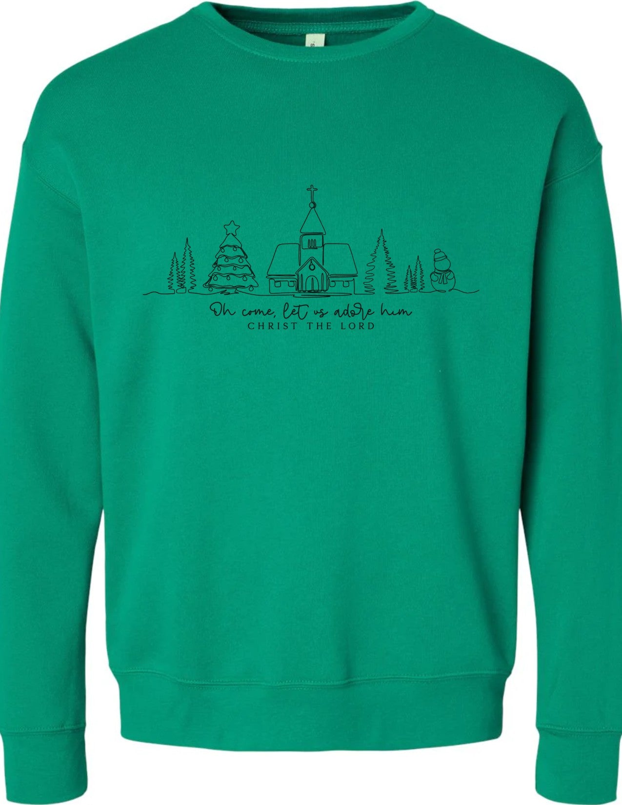 Oh Come Let Us Adore Him line