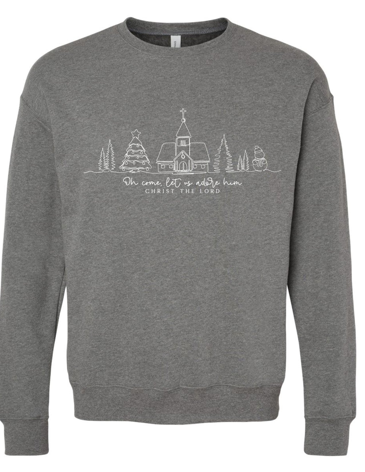 Oh Come Let Us Adore Him line