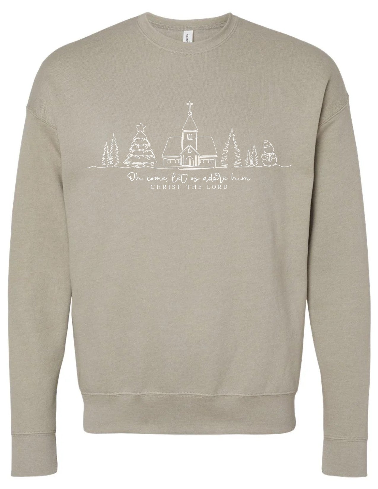 Oh Come Let Us Adore Him line