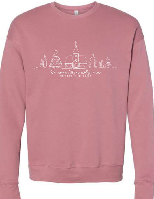 Oh Come Let Us Adore Him line