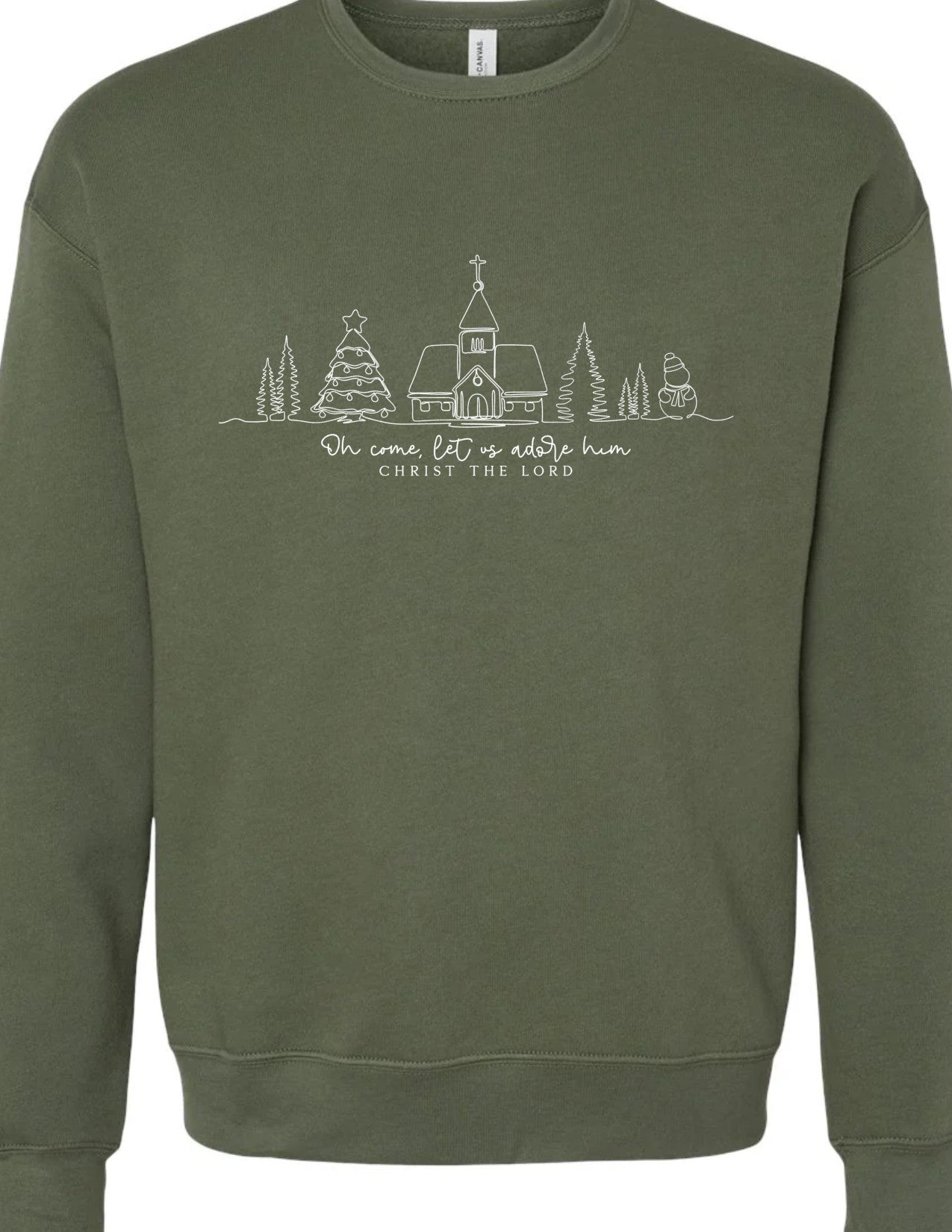 Oh Come Let Us Adore Him line