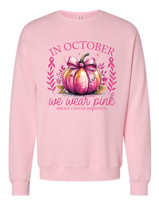 In October We Wear Pink Pumpkin