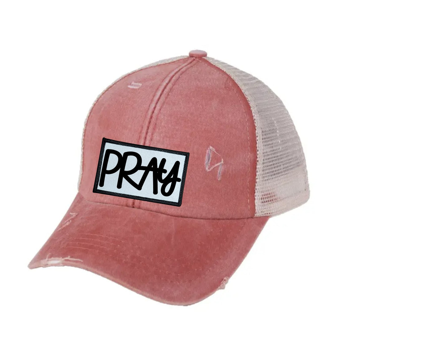 PRAY Ponytail/Messy Bun Hat