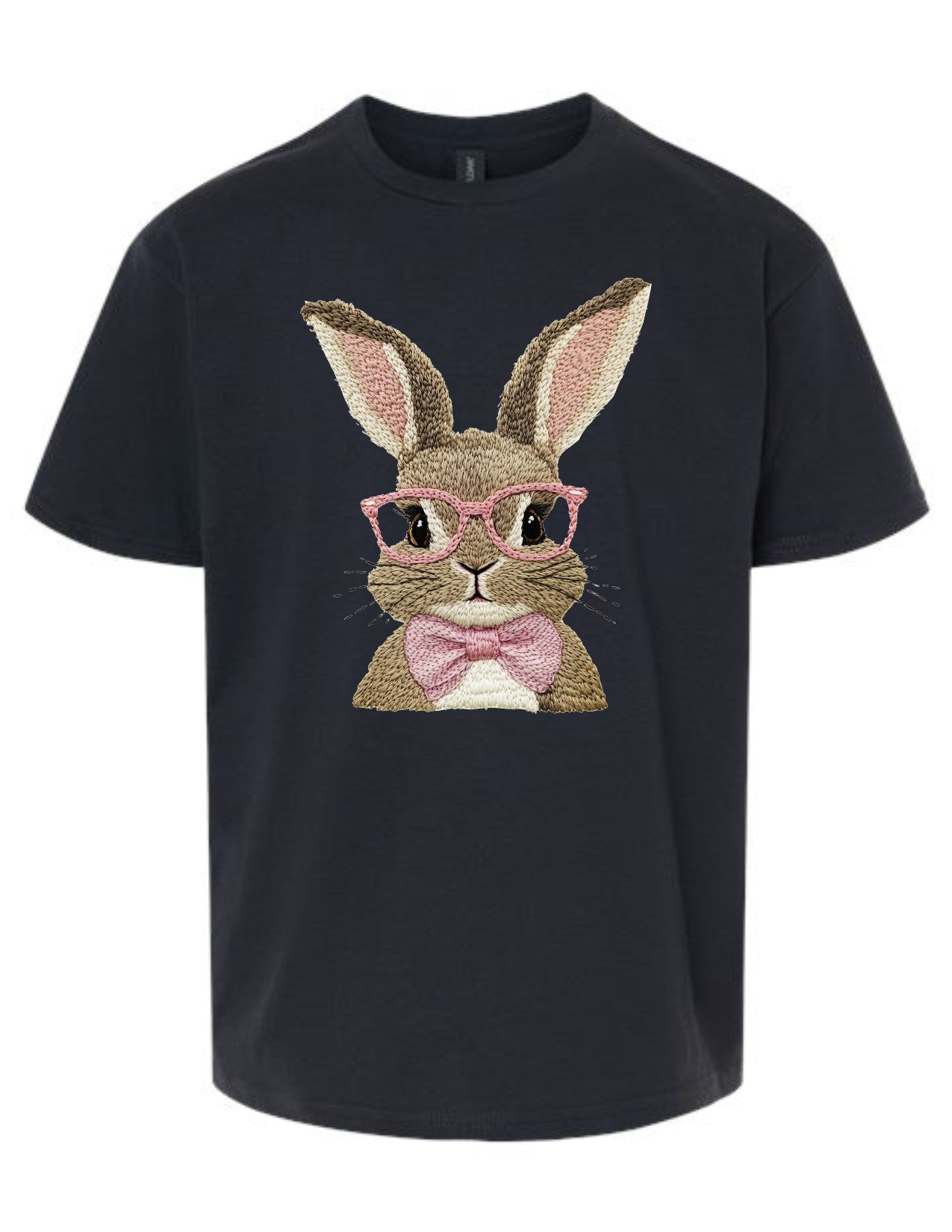 Retro Bunny (faux stitching)