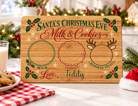 Santa's Christmas Eve Milk & Cookies antlers