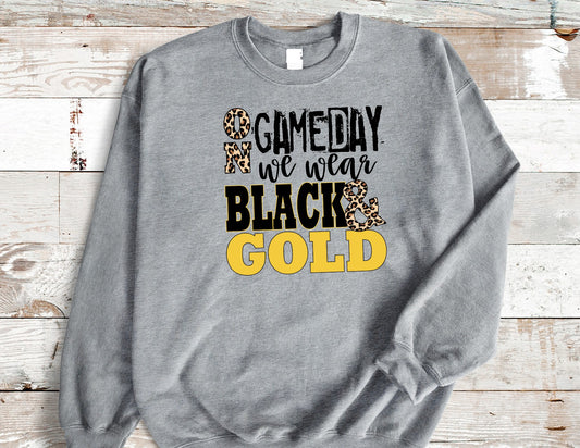 On Game Day Black and Gold