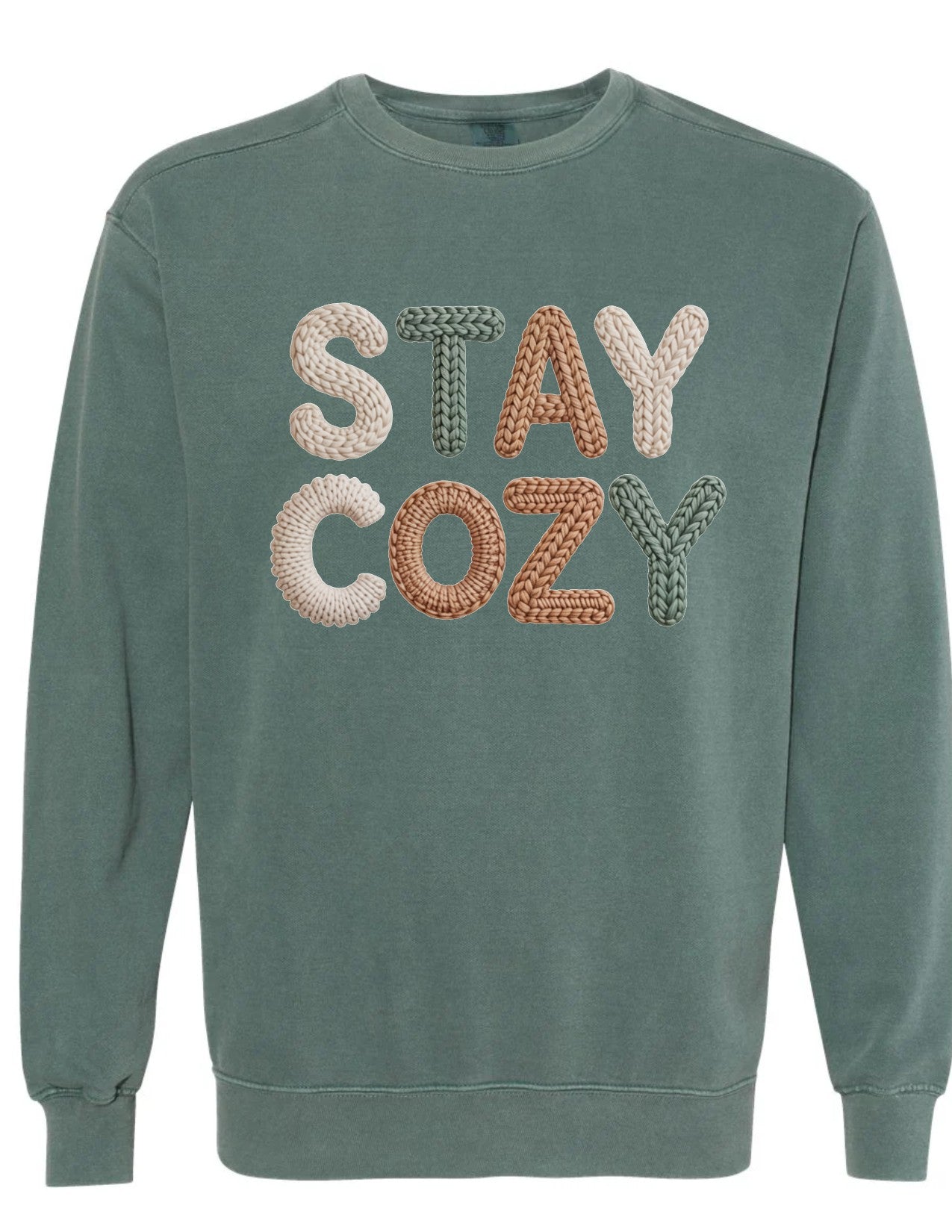Stay Cozy  (Faux Yarn)