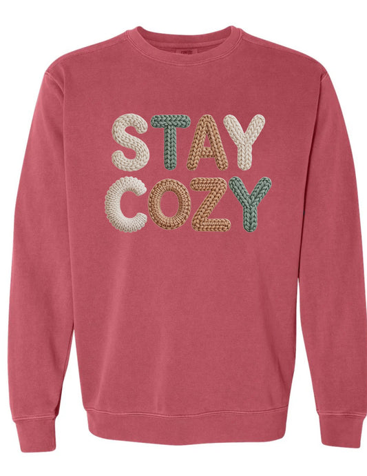 Stay Cozy  (Faux Yarn)