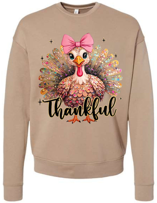 Thankful Glitter Turkey