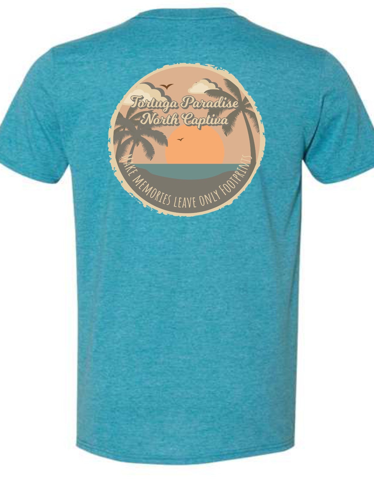 Tortuga Short Sleeve Adult T-Shirt Galapagos Blue