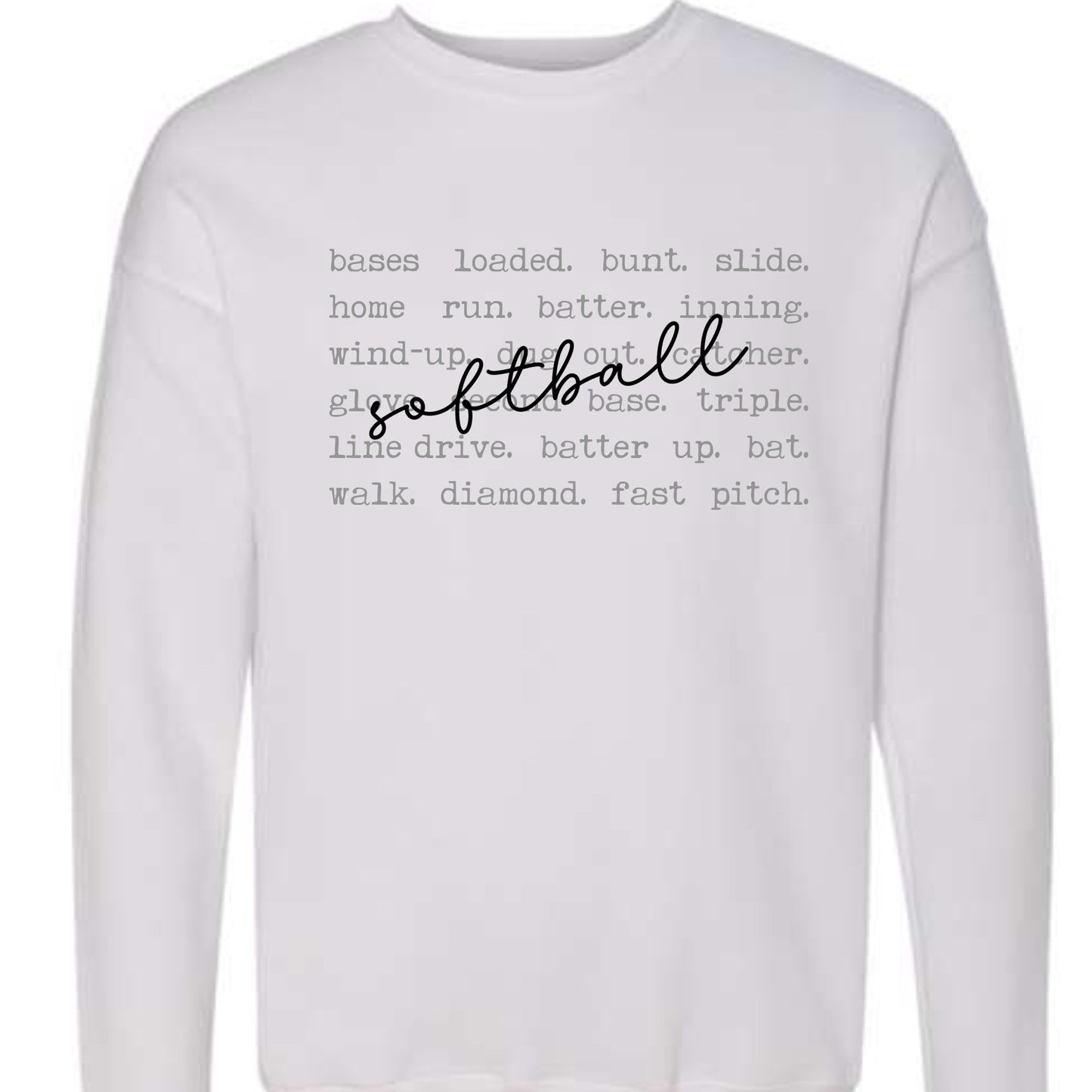 Softball Typograph