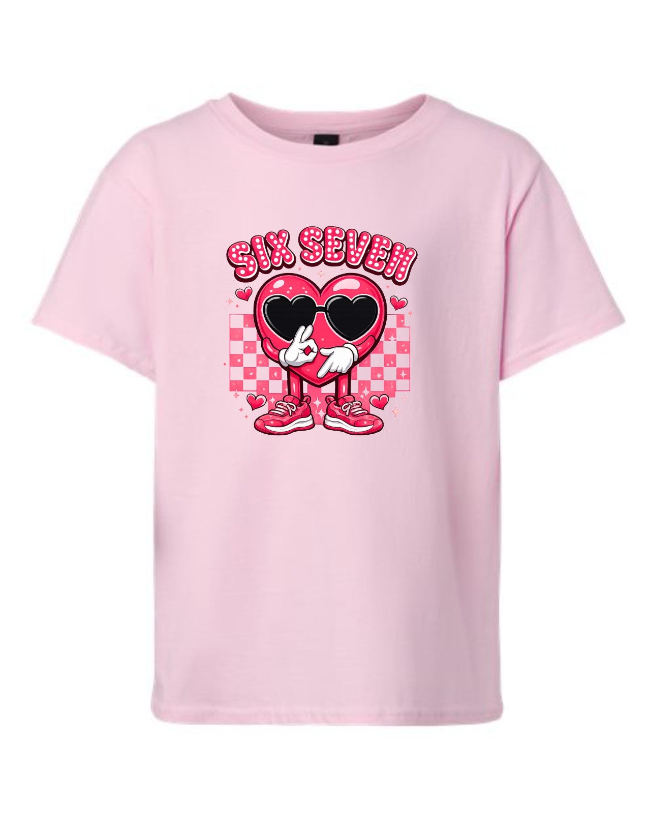 Valentine 6 7 pink design