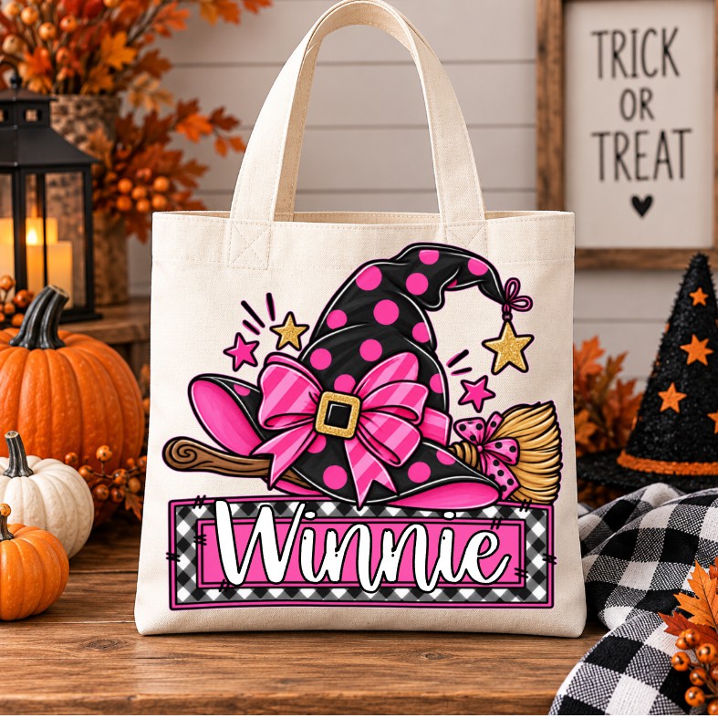 Halloween Nameplate Treat Bags