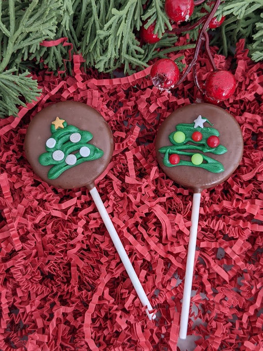 Oh Christmas Tree Oreo Cookie Pop