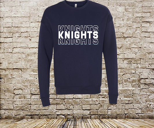 Knights Stacked Font