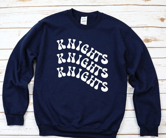 Knights Wave Font Kids