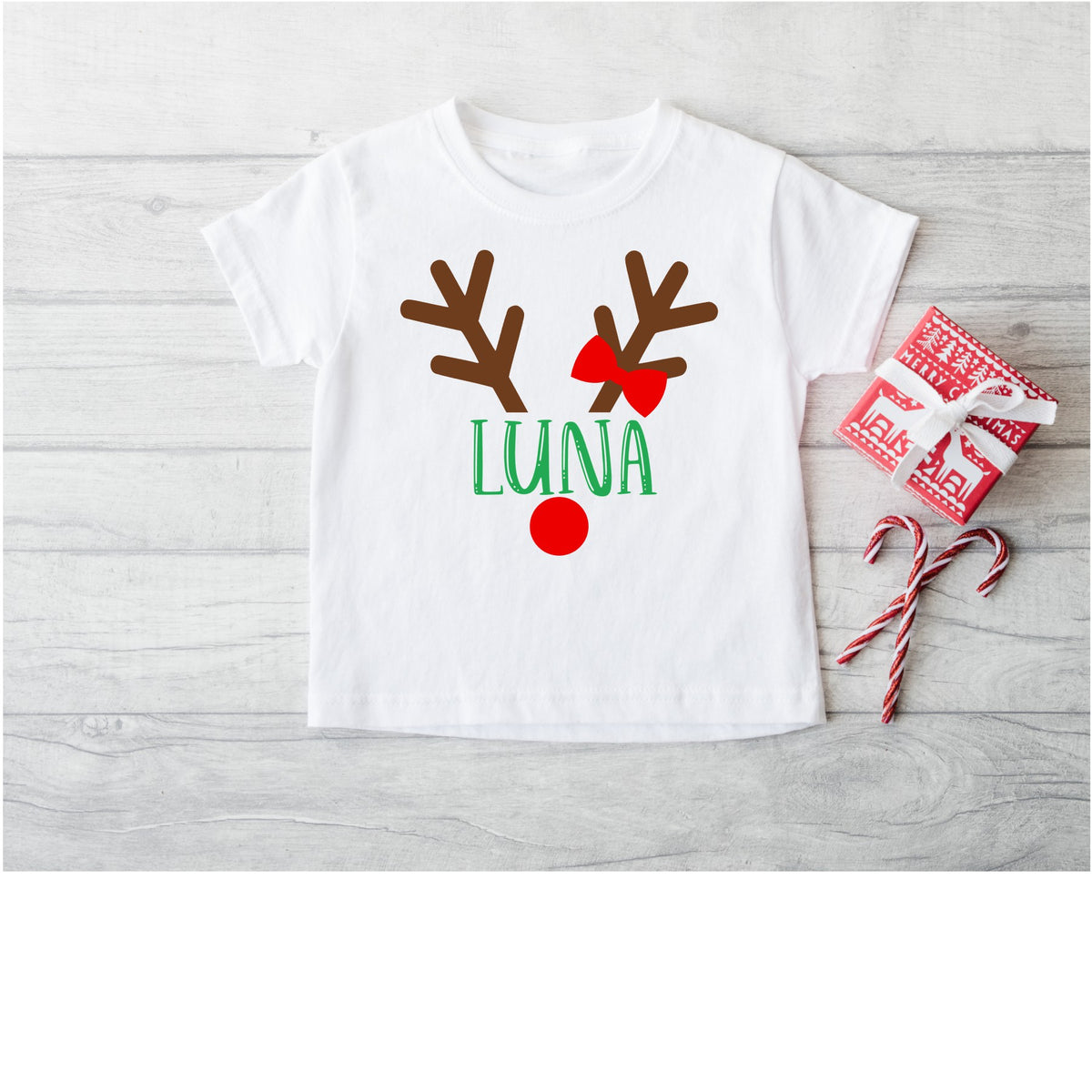 Reindeer with Bow